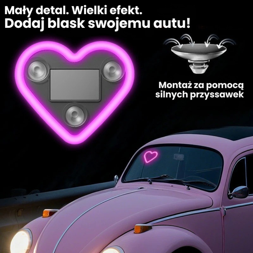 GlowHeart™ - solarna bezprzewodowa lampka LED w kształcie serca