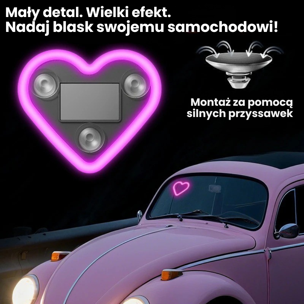 GlowHeart™ - solarna bezprzewodowa lampka LED w kształcie serca
