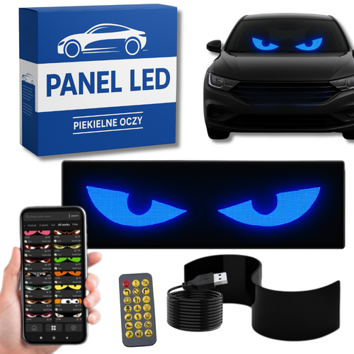 Piekielne Oczy™ - Dynamiczny wyświetlacz LED